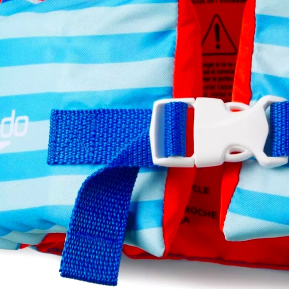 Speedo Safesplash Jammer Swim Vest - 33 to 55 lbs - Kids Dino Surfer - Picture 4 of 5